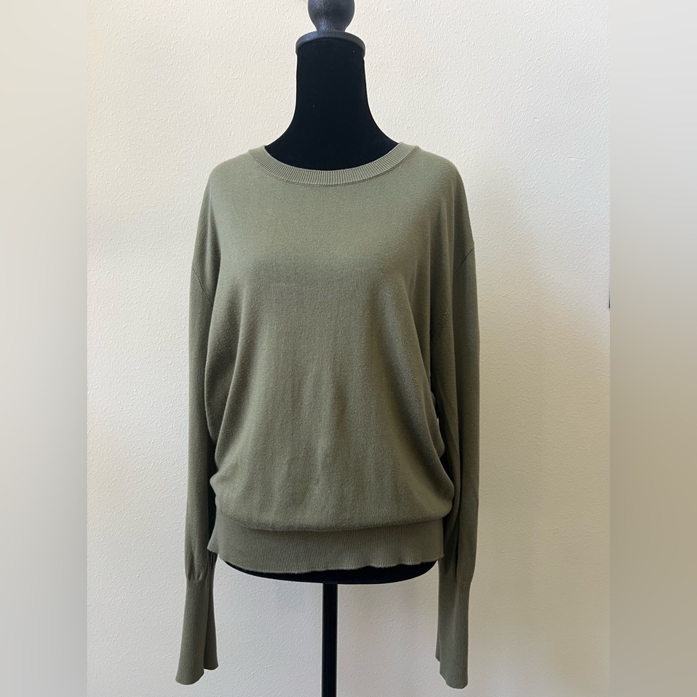 United Colors Of Benetton Army Green Knit Sweater